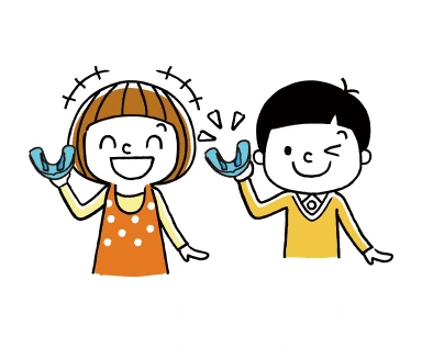 ①幼児矯正期(4〜6歳)顎骨成長のバランスを改善